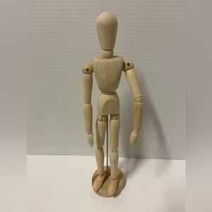 12 Inches Tall Wooden Mannequin Articulated Jointed Artist Drawing Human Figure